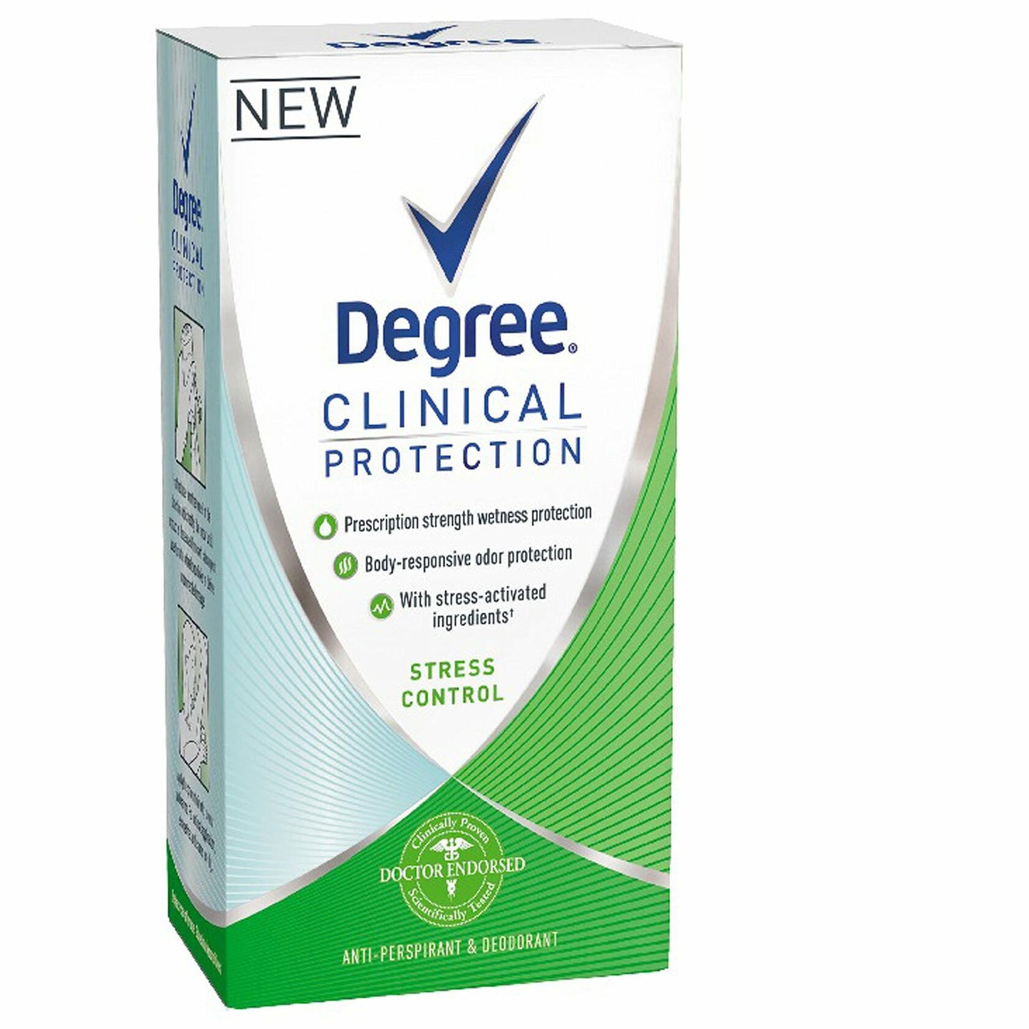 Degree Women Clinical Antiperspirant Deodorant Stress Control 1.7oz