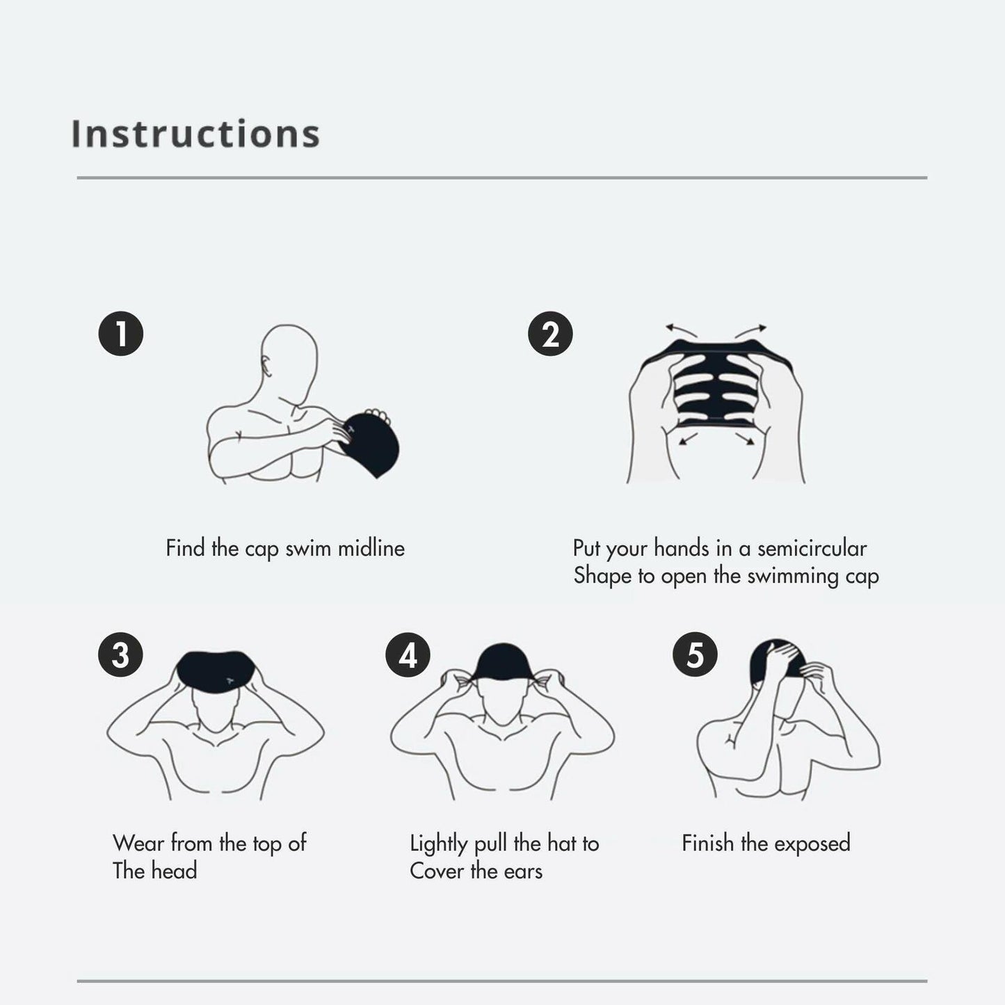 TYR Latex Swim Cap, One Size, Lightweight, Unisex, Hair Protection