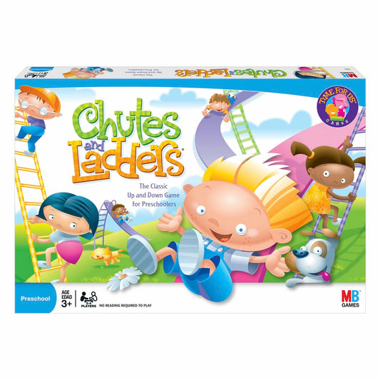 Hasbro Chutes and Ladders Board Game Ages 3+ 2 to 4 Players Amazon Exclusive