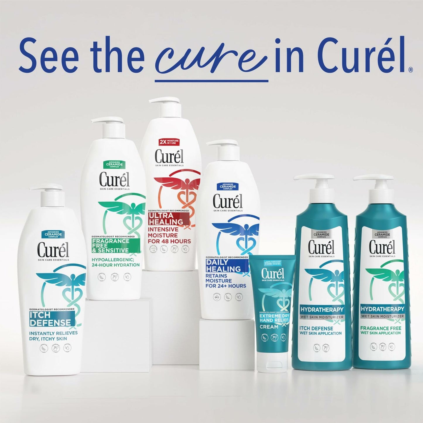 Curel Hydra Therapy Itch Defense Wet Skin Moisturizer Lotion 12oz