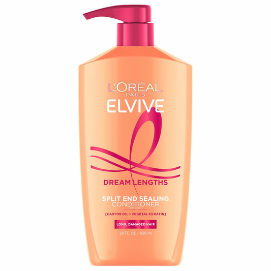 L'Oreal Paris Elvive Dream Lengths Super Detangling Conditioner 28 oz New