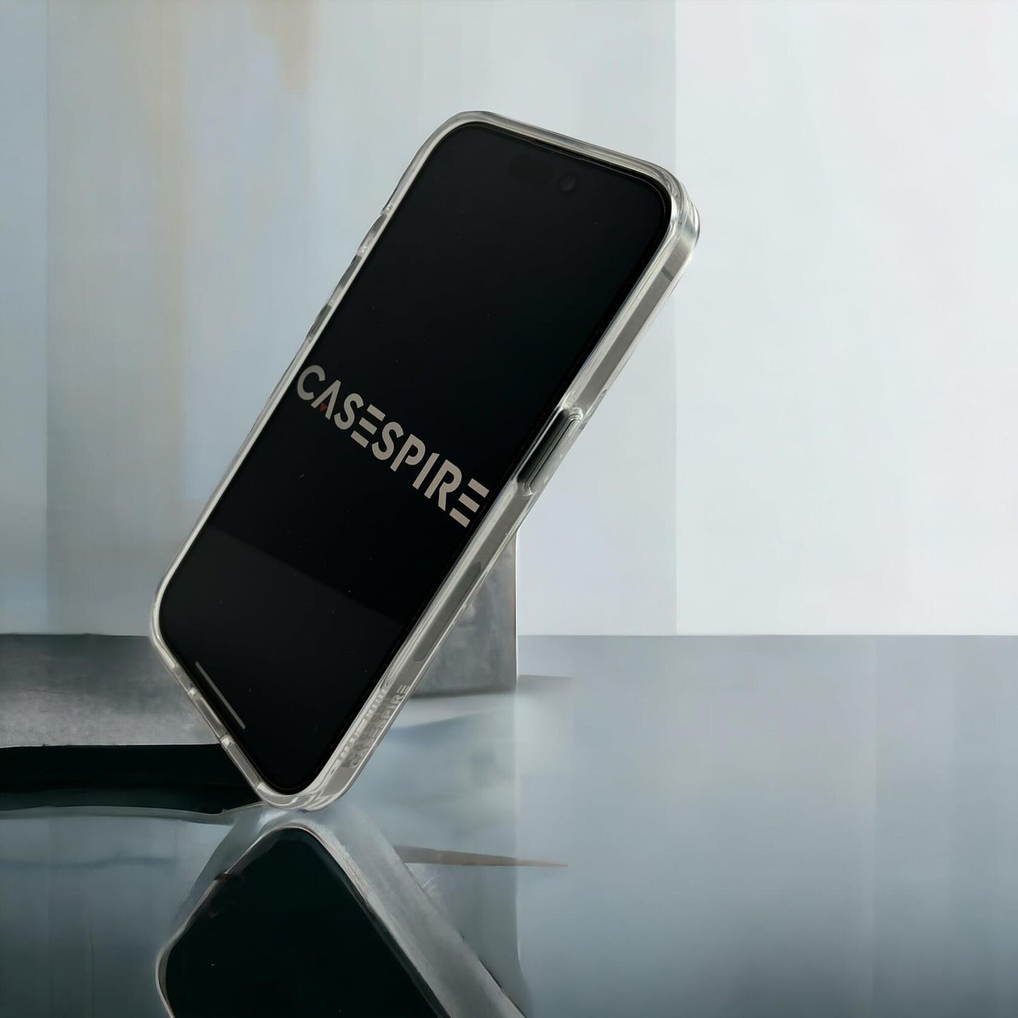 Casespire Clear Case + Comfy Loop for iPhone 15 Pro - Anti-Yellowing, ProMagnets
