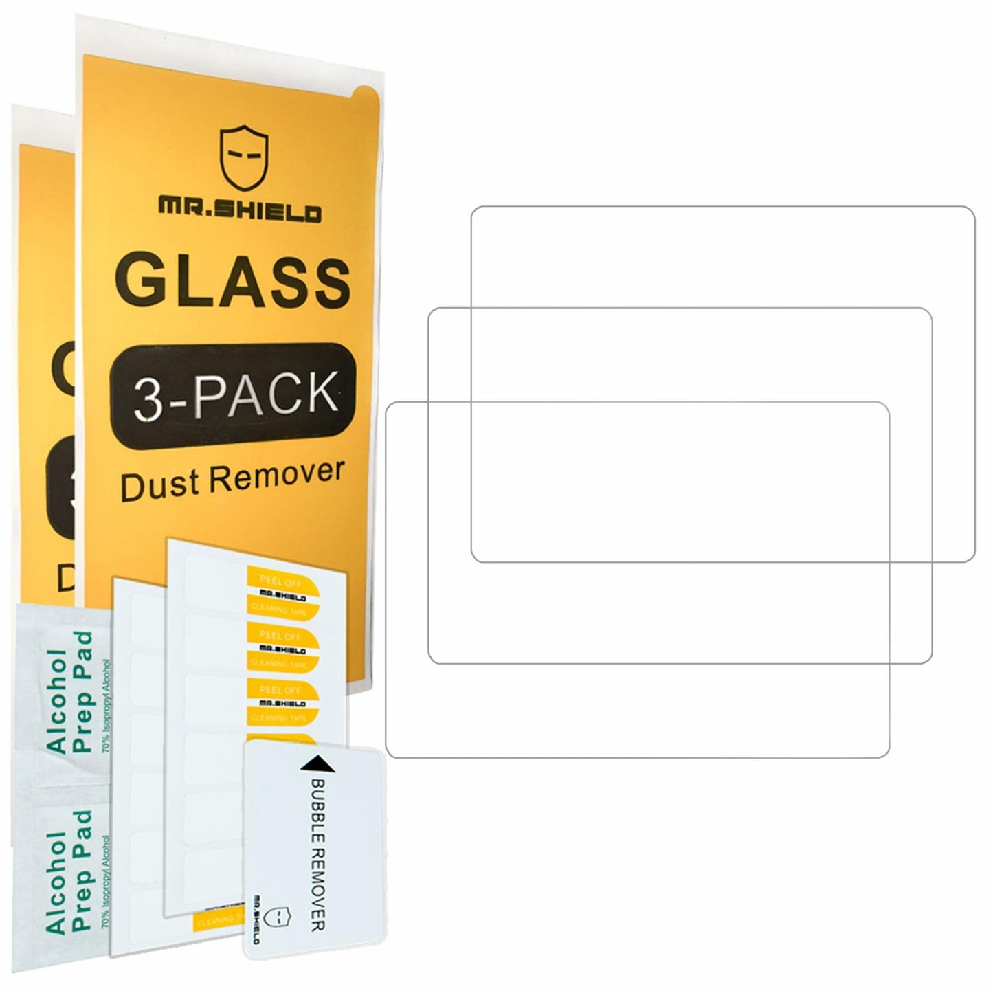 Mr.Shield 3-Pack Tempered Glass Screen Protector for Powkiddy Q90 9H Hardness