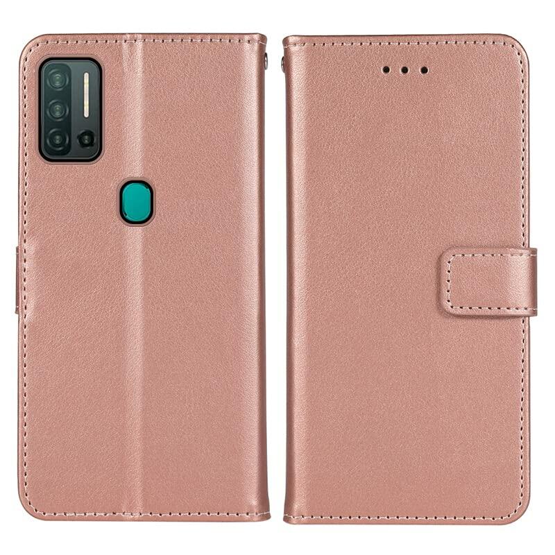 FDCWTSH Ulefone Note 11P Wallet Case Rose Gold Leather Flip Cover