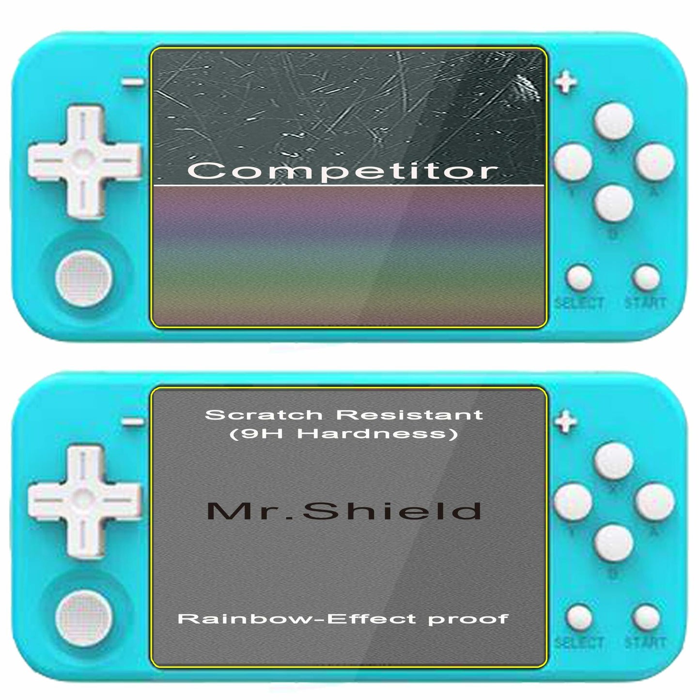 Mr.Shield 3-Pack Tempered Glass Screen Protector for Powkiddy Q90 9H Hardness