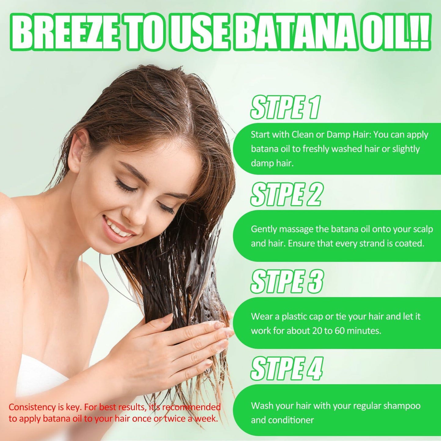 Dr Sebi Batana Oil 2 Pack 100% Natural Organic Hair Growth Oil Honduras