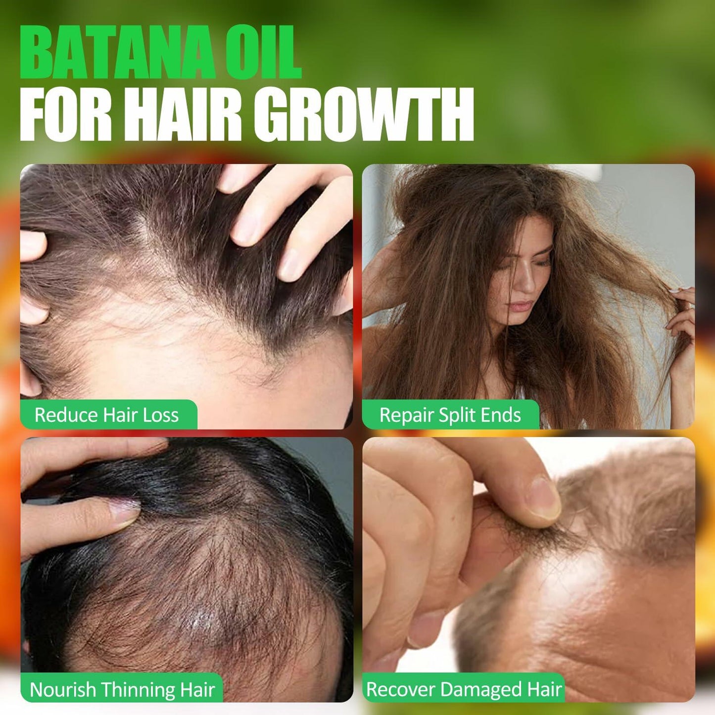 Dr Sebi Batana Oil 2 Pack 100% Natural Organic Hair Growth Oil Honduras