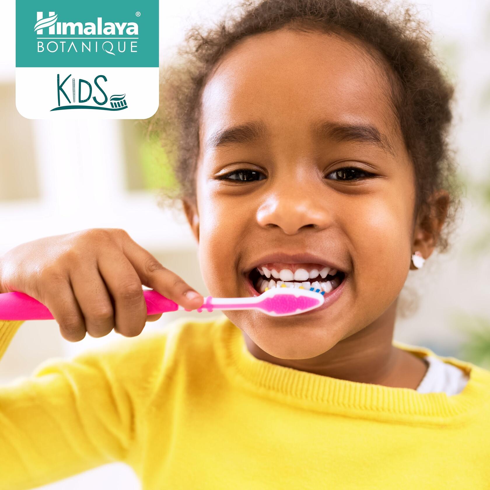 Himalaya Botanique Kids Toothpaste 4oz Cool Mint Fluoride-Free Vegan SLS Free
