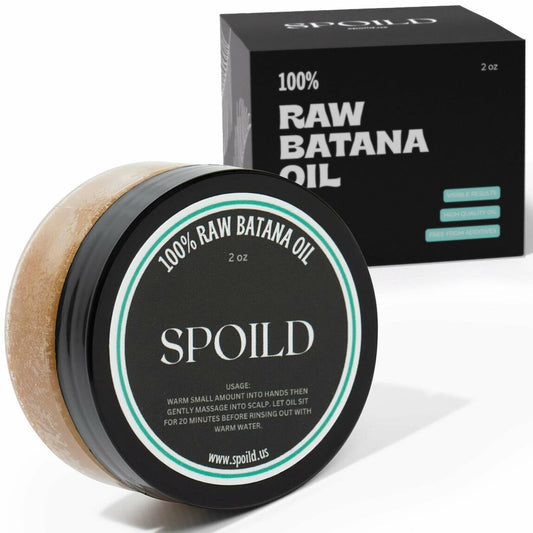 SPOILD Raw Batana Oil 2oz Organic Hair Growth Dr Sebi Approved Thick Strong
