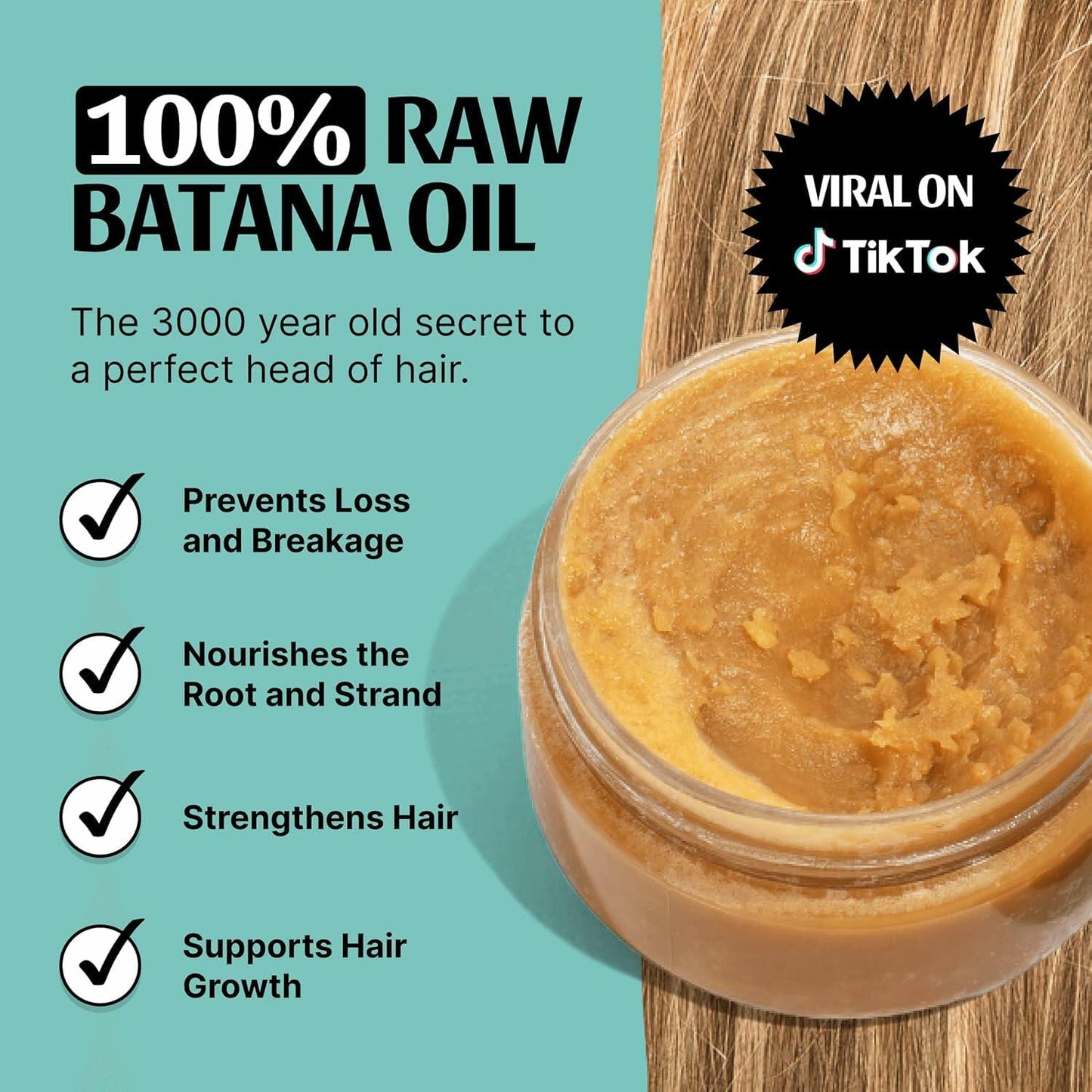 SPOILD Raw Batana Oil 2oz Organic Hair Growth Dr Sebi Approved Thick Strong