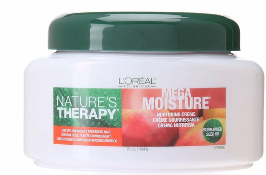 L'Oreal Nature's Therapy Mega Moisture Nurturing Creme 16 oz New