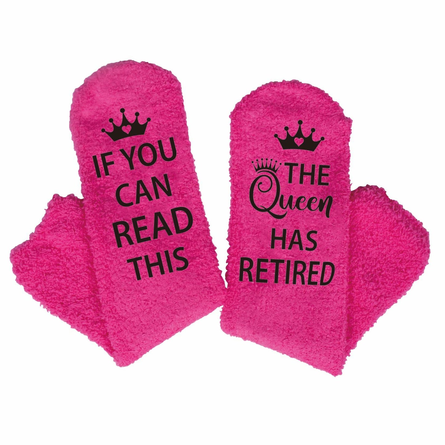 Huahui Women's Retirement Socks Queen Gift One Size