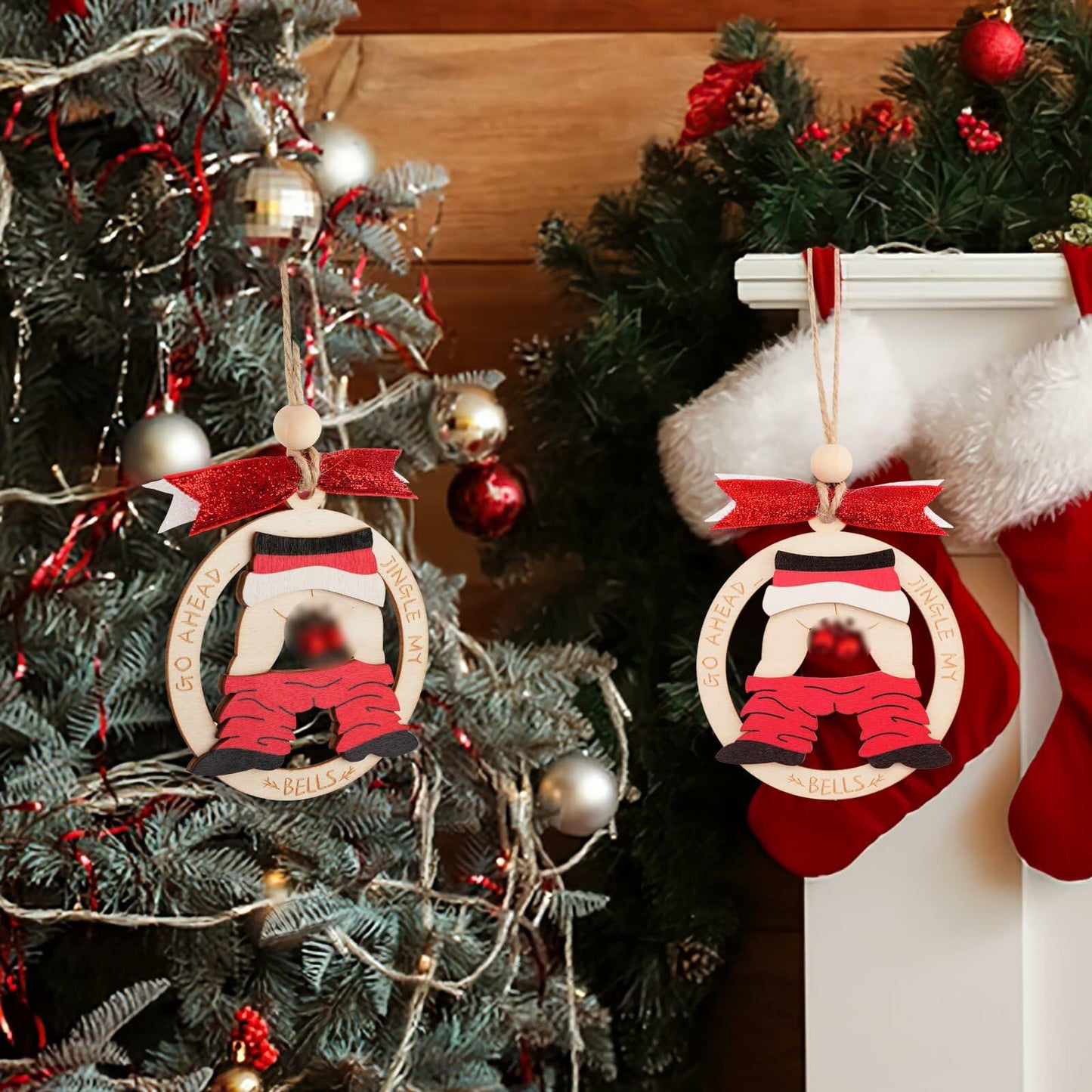2024 White Elephant Xmas Ornament, Funny Christmas Decoration, Stocking Stuffer