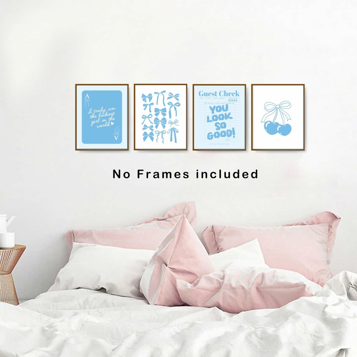 okaxscm Coastal Cowgirl Wall Art Set 4x 8x10 Unframed Posters Dorm Decor