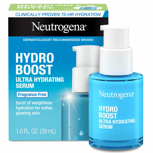 Neutrogena Hydro Boost Serum 1 fl oz Fragrance-Free Hydrating Face Serum