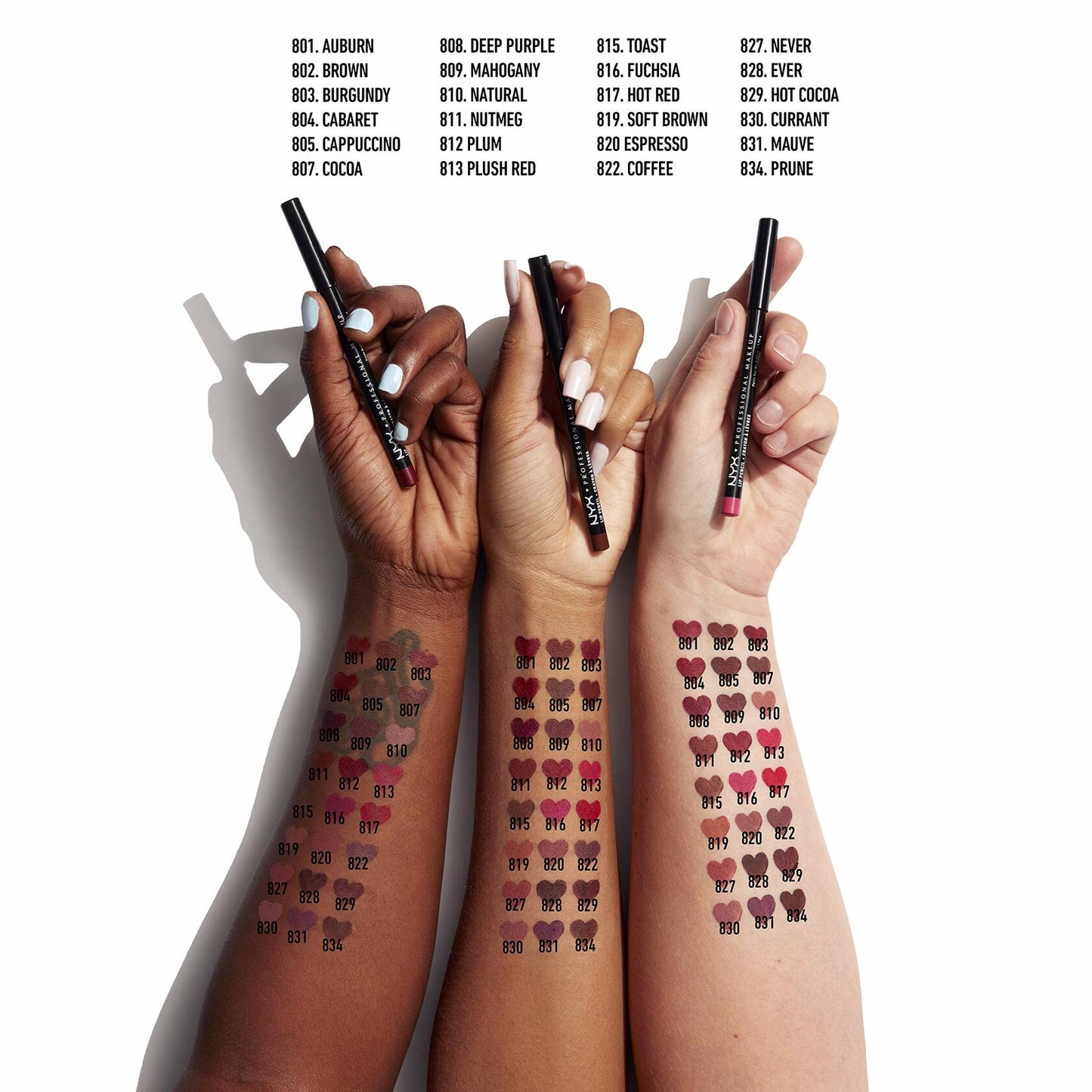 NYX PROFESSIONAL MAKEUP Slim Lip Pencil Espresso Creamy Long-Lasting 1 Count