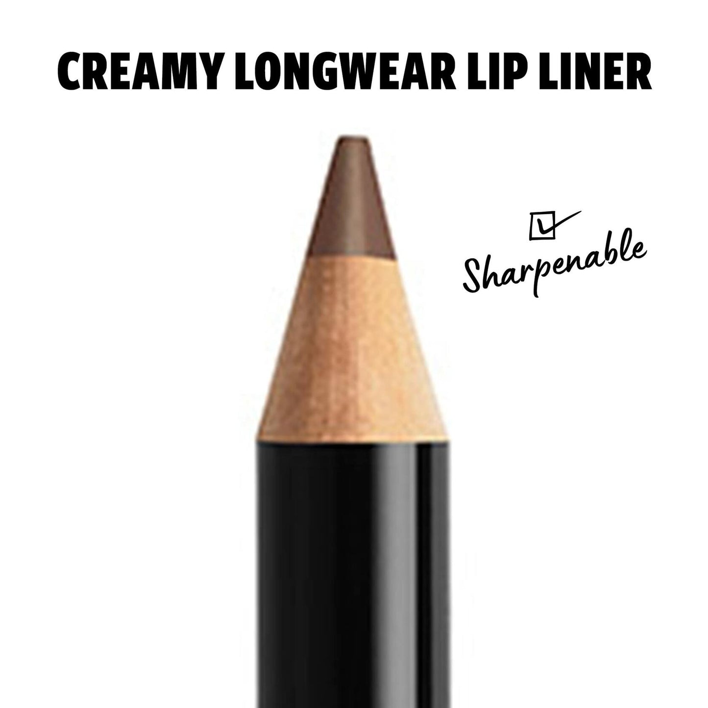 NYX PROFESSIONAL MAKEUP Slim Lip Pencil Espresso Creamy Long-Lasting 1 Count