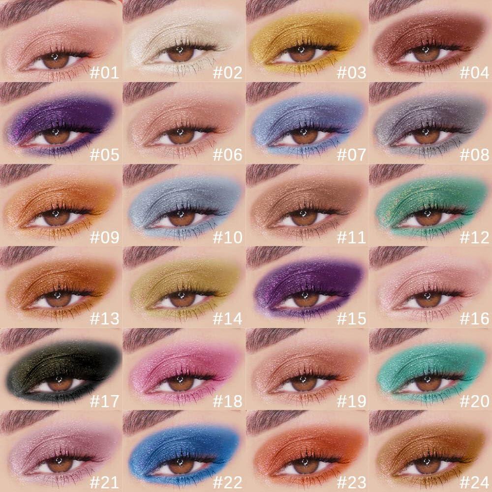 evpct 10# Silver Grey Liquid Glitter Eyeshadow Stick Waterproof Long Lasting