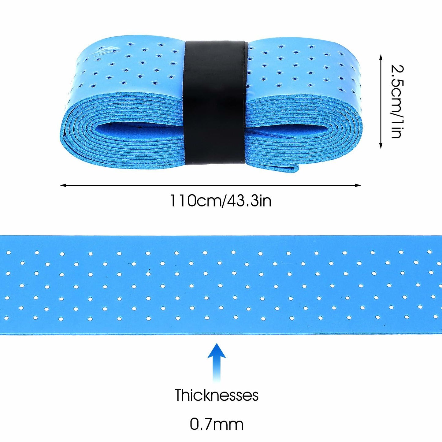 Qianyu 6 Pack Soft Grip Tape Overgrip Pickleball Tennis Racket Anti Slip