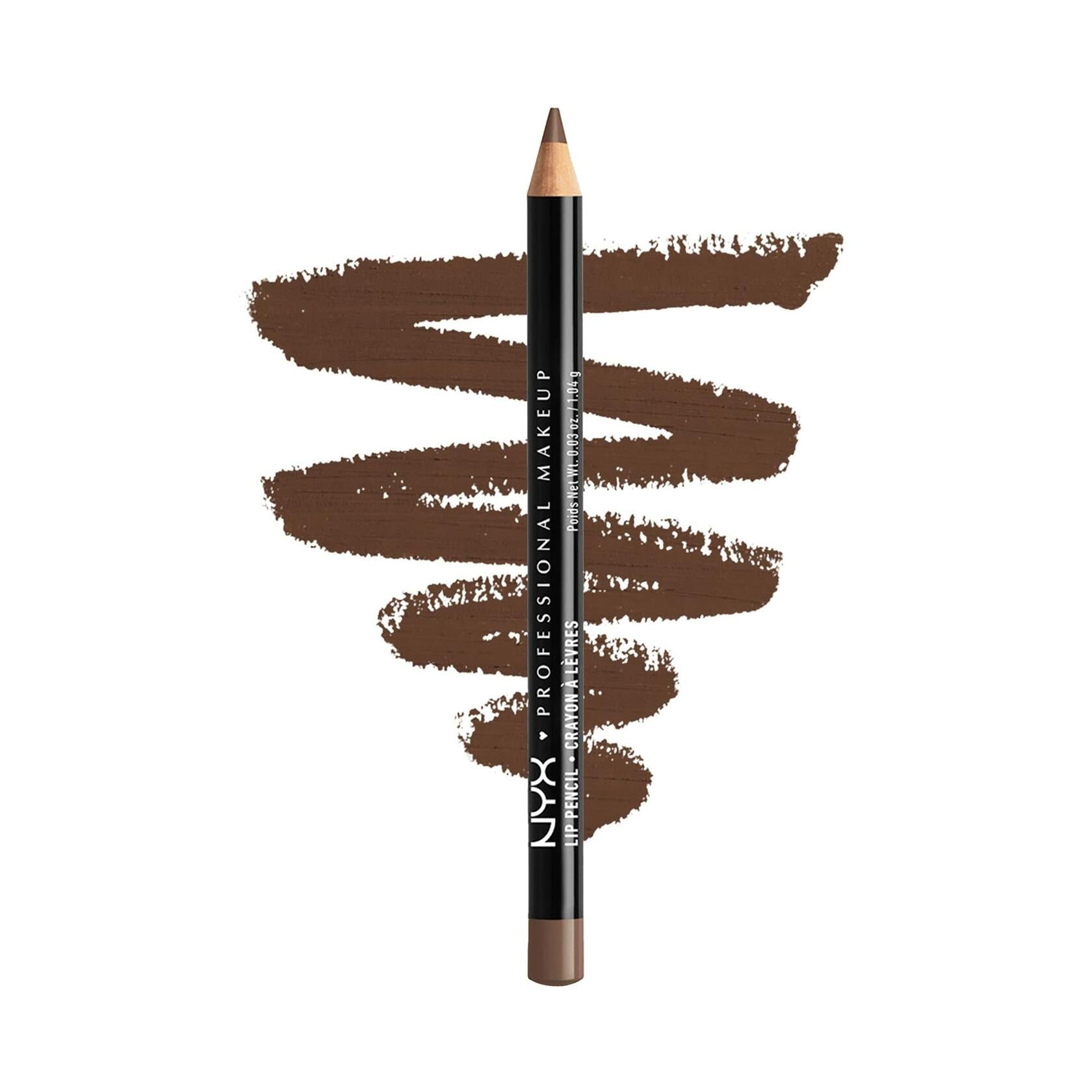 NYX PROFESSIONAL MAKEUP Slim Lip Pencil Espresso Creamy Long-Lasting 1 Count