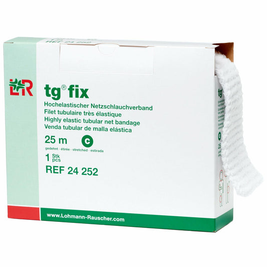 BB05/27 Lohmann & Rauscher tg Fix Net Tubular Bandage Elastic Size C 65cm x 25m