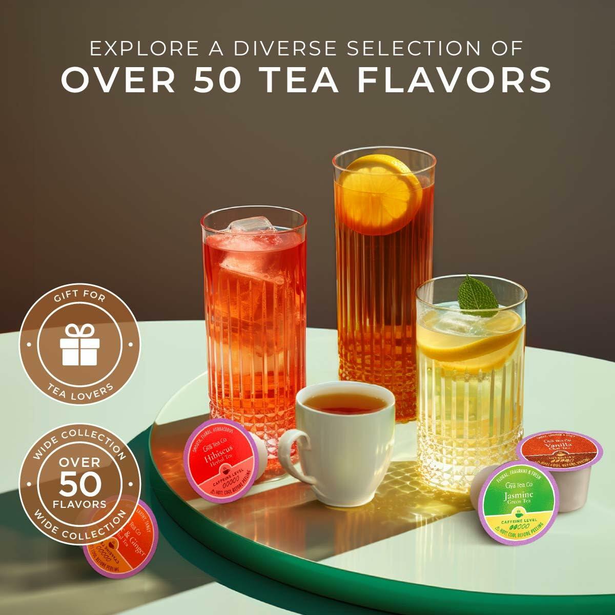 BestBy06/26 Gya Tea Co Morning Start Tea Gift Set 16ct Assorted Tea Pods