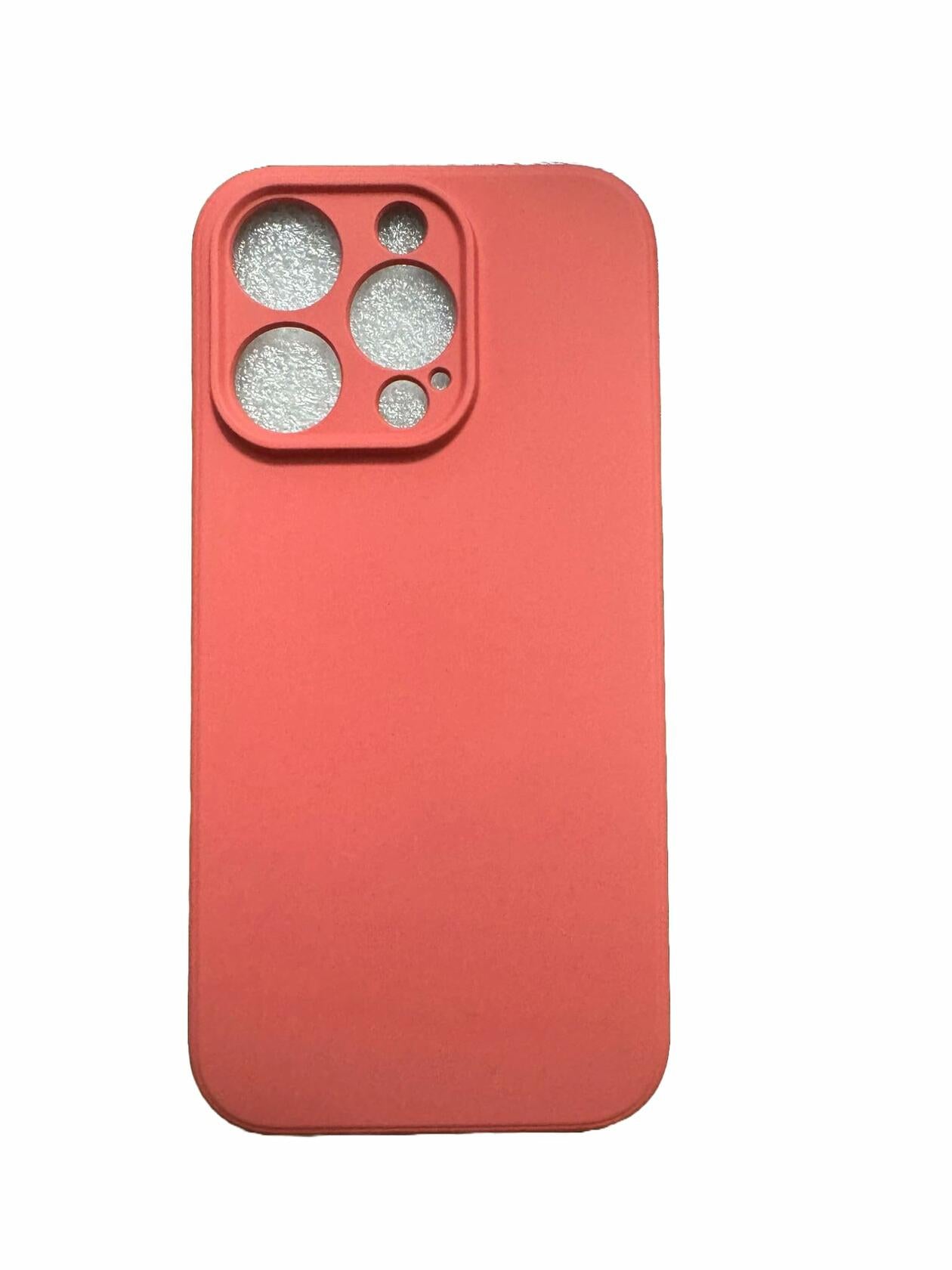 SriServ iPhone 15 Pro Case 6.1 Black Silky Silicone Slim Fit Protective