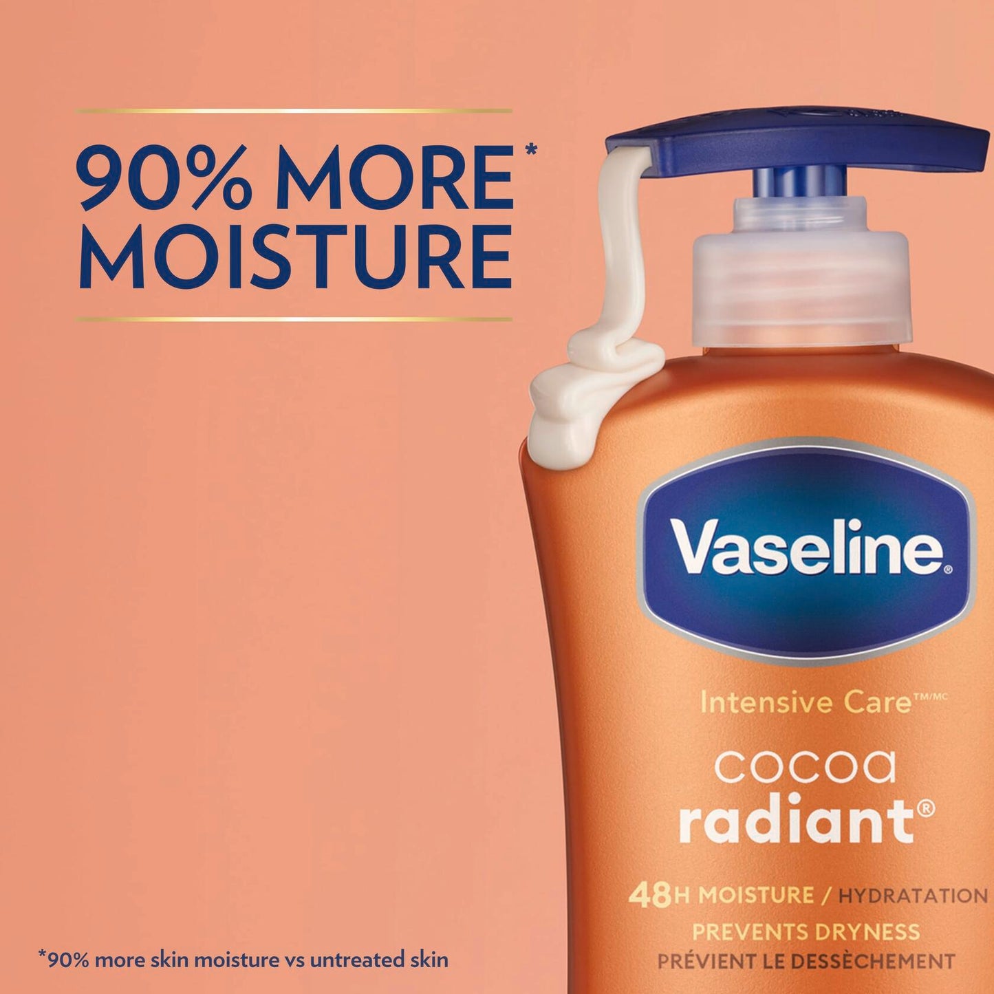 Vaseline Intensive Care Cocoa Radiant Body Lotion 20.3 oz - Ultra Hydrating