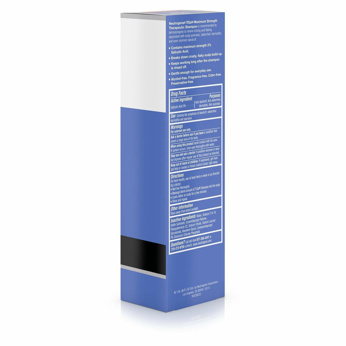 BestBy06/26 Neutrogena T/Sal Therapeutic Shampoo 4.5oz Scalp Build-Up Control