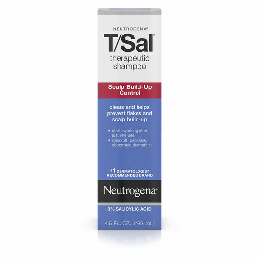 BestBy06/26 Neutrogena T/Sal Therapeutic Shampoo 4.5oz Scalp Build-Up Control