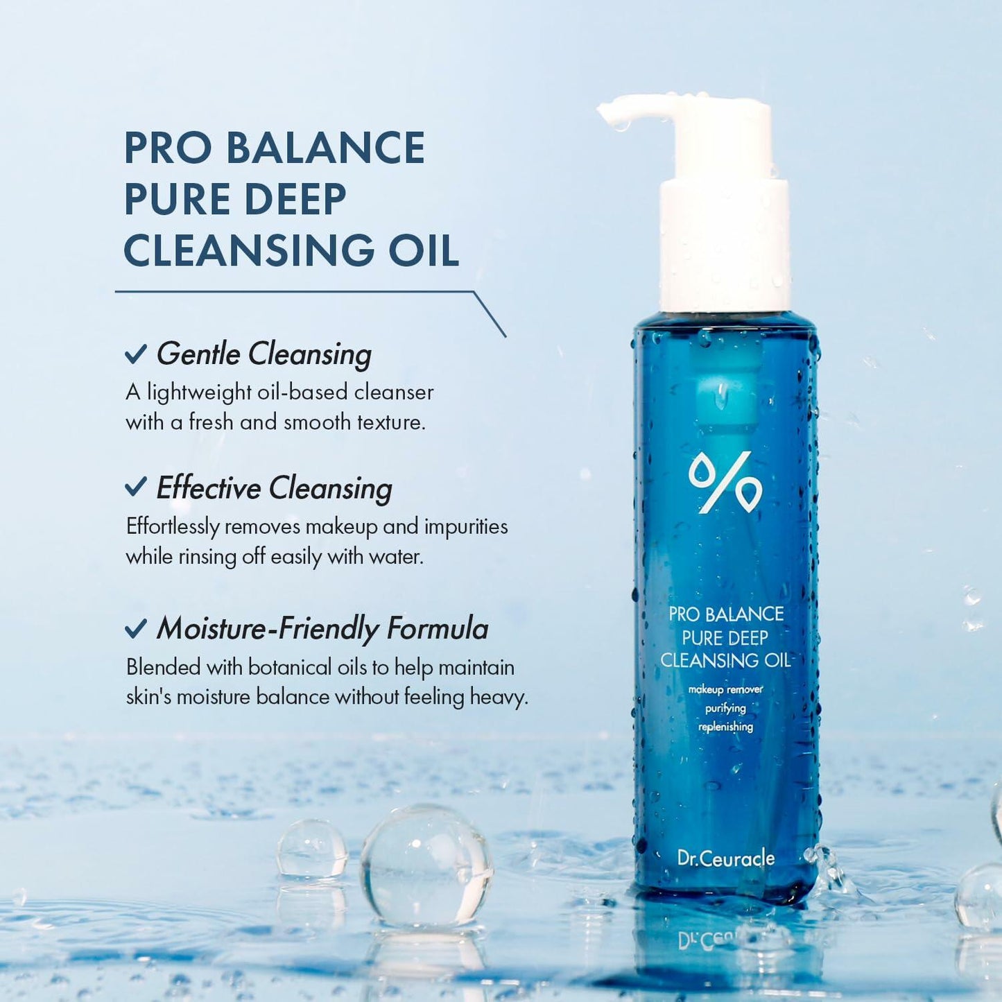 BB05/26 Dr.Ceuracle Pro Balance Pure Deep Cleansing Oil Makeup Remover 155ml