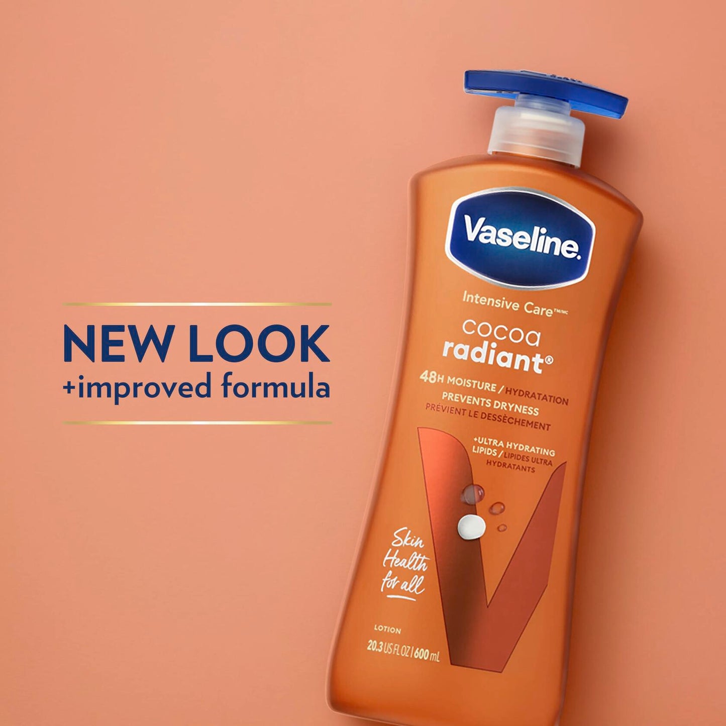 Vaseline Intensive Care Cocoa Radiant Body Lotion 20.3 oz - Ultra Hydrating