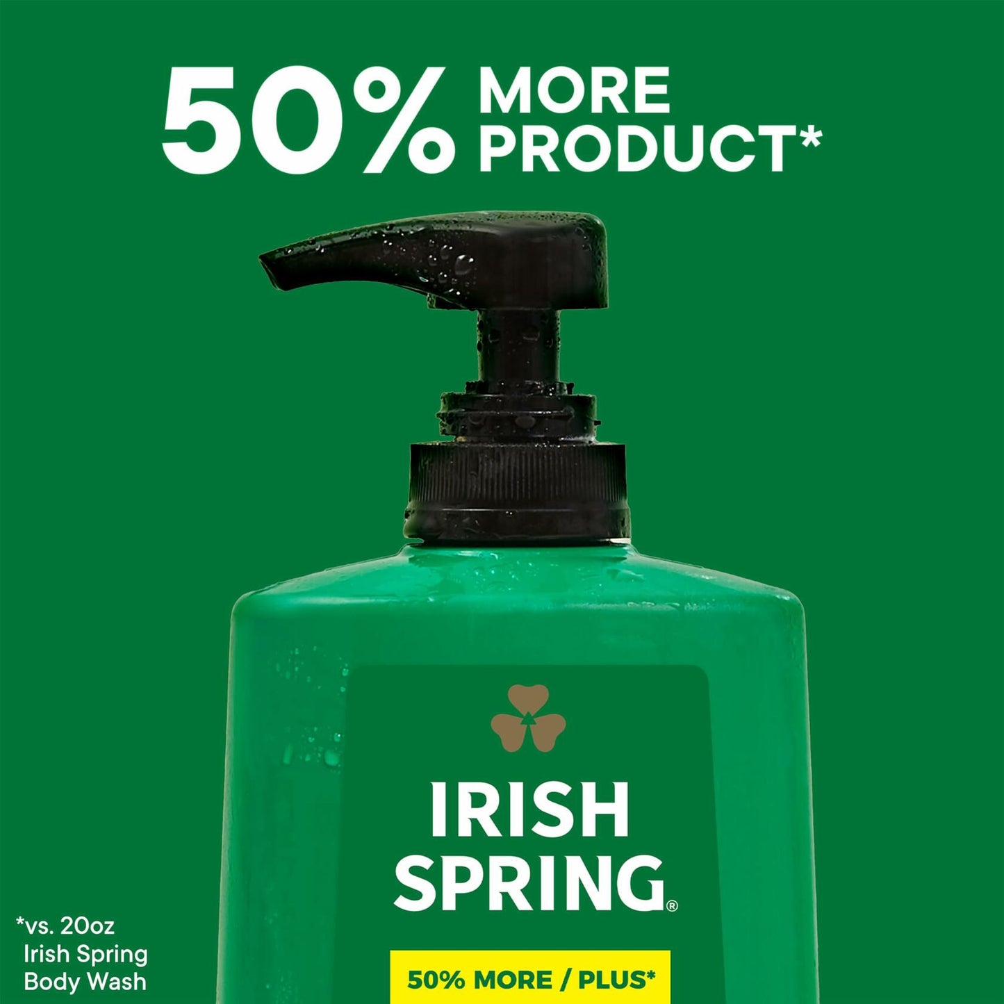 Irish Spring Men's Body Wash Moisture Blast for Men, Feel Fresh 30oz Pump