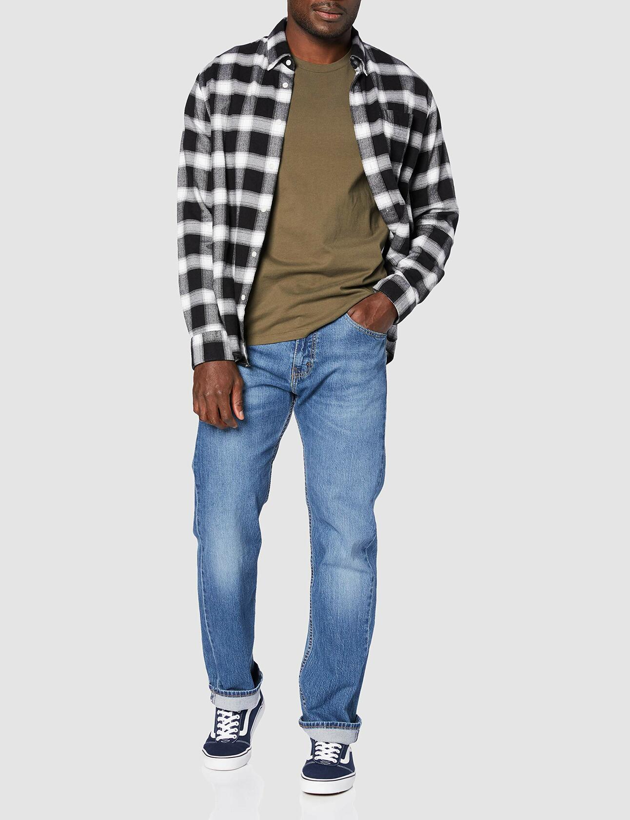 Levi's 505 Regular Fremont Drop Shot Jeans 30x30 Straight Fit Denim