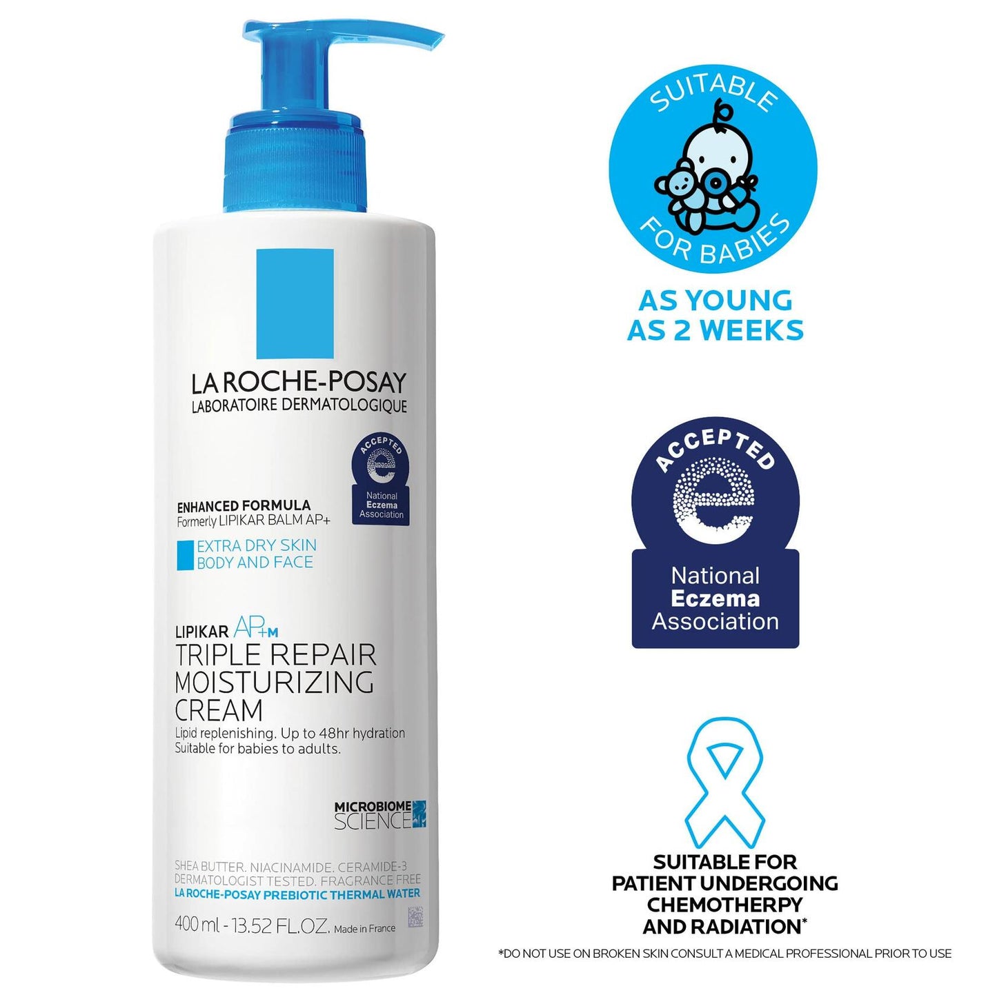 La Roche-Posay Lipikar AP+ Triple Repair Moisturizing Cream 200ml New