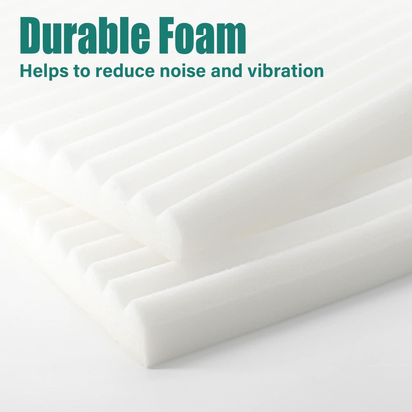 SZKXMJ Window AC Foam Panel 2-Piece Set White Insulated Draft Heat