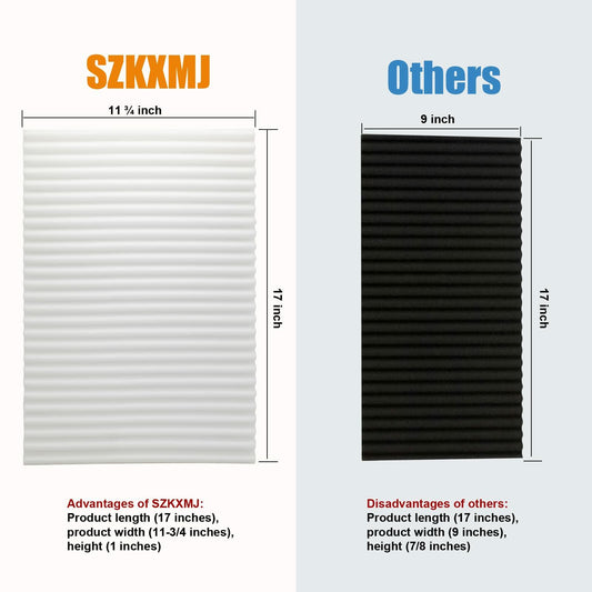 SZKXMJ Window AC Foam Panel 2-Piece Set White Insulated Draft Heat
