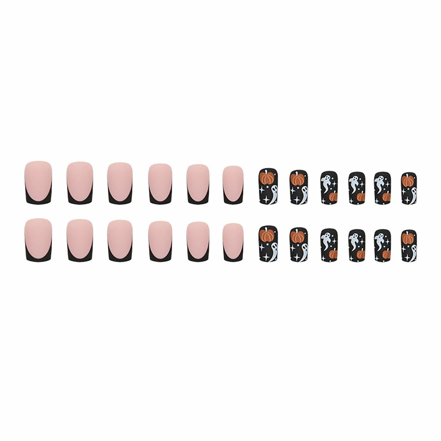 RIICFDD Cat Eyes Press On Nails 30 Pcs Short Square Acrylic Glitter False Nails