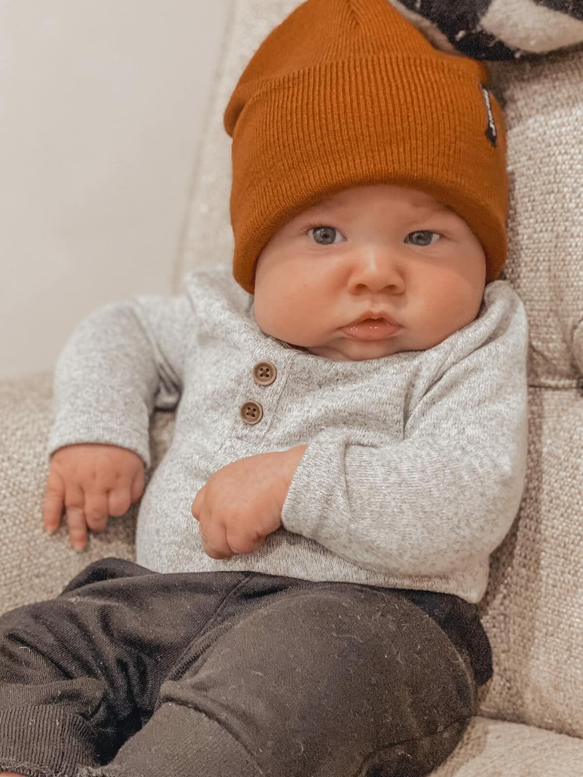 FURTALK Toddler Knit Beanie Hat Winter Kids 0-8 Years Warm Soft Cap