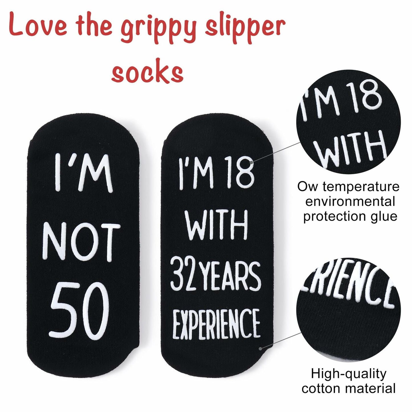 ZXGXLAW Large Birthday Gift for 30th 40 50 60th Men Women Dad Mom