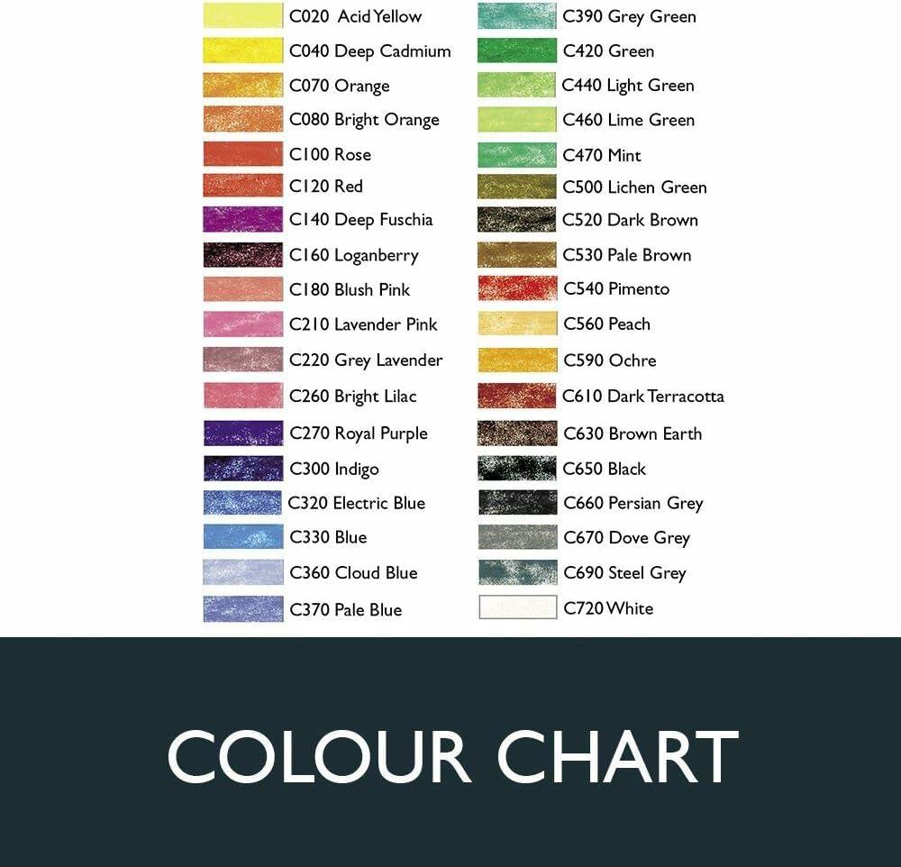 Derwent Colorsoft Pencils, 4mm Core, Metal Tin, 36 Count (0701028)