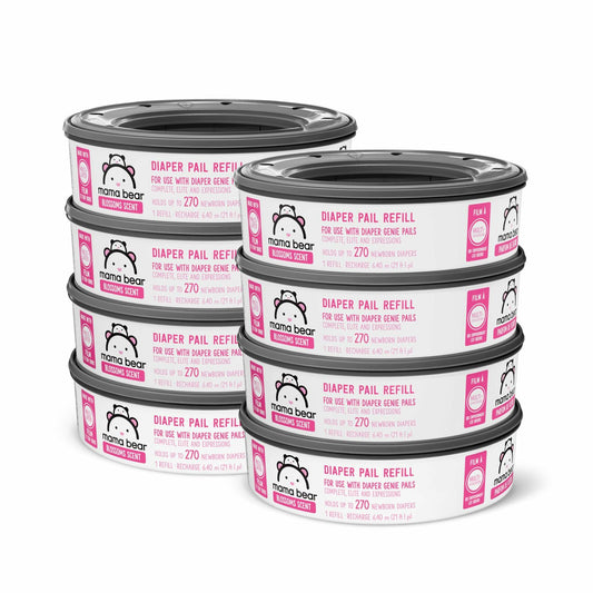 Mama Bear Diaper Pail Refills Blossoms Scented 2160 Count for Diaper Genie