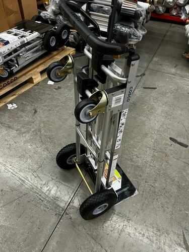 [Very_good] Cosco 4-in-1 Convertible Hand Truck, Silver 12323ASC1