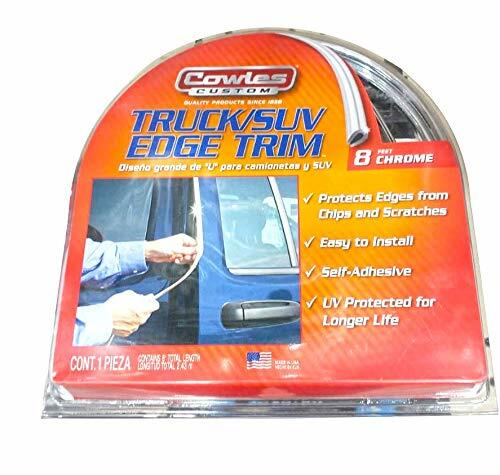 Cowles S37204 Chrome 8' Truck Edge Guard Trim Custom Fit Self Adhesive