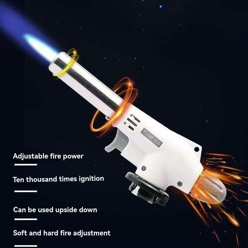 Culinary Professional Kitchen Brass Butane Torch, Adjustable Flame, New