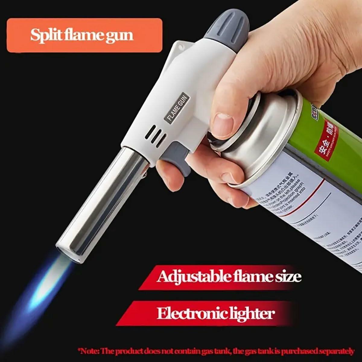 Culinary Professional Kitchen Brass Butane Torch, Adjustable Flame, New