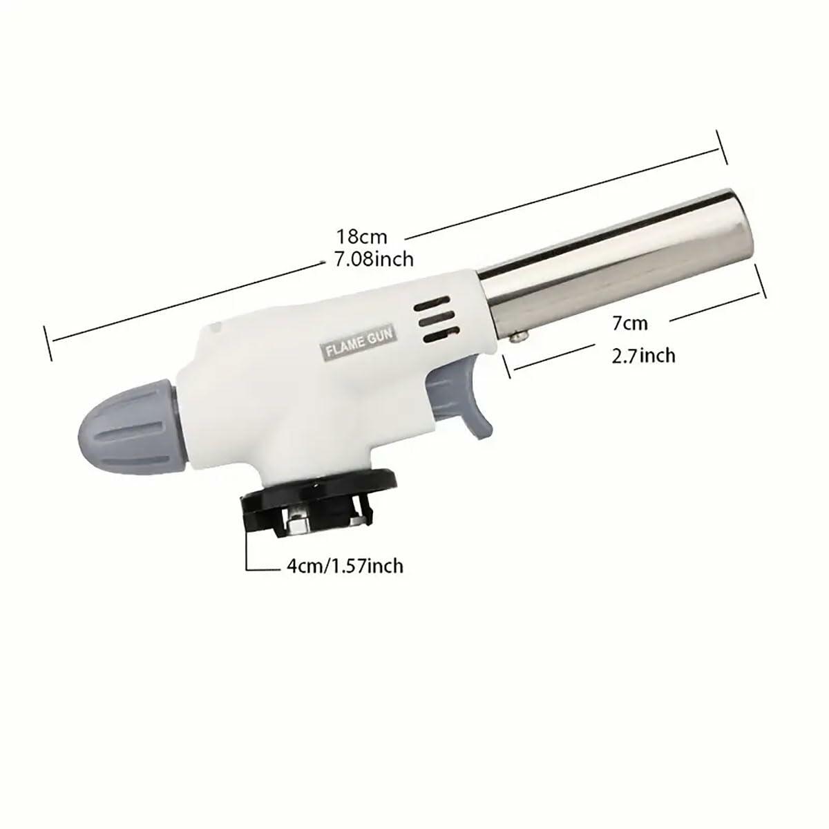 Culinary Professional Kitchen Brass Butane Torch, Adjustable Flame, New