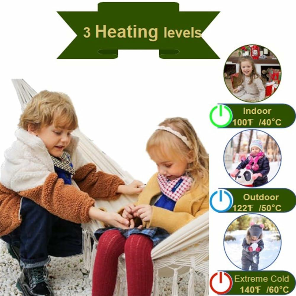 YISHIQI Kids Heated Scarf Rechargeable Neck Warmer with Power Bank