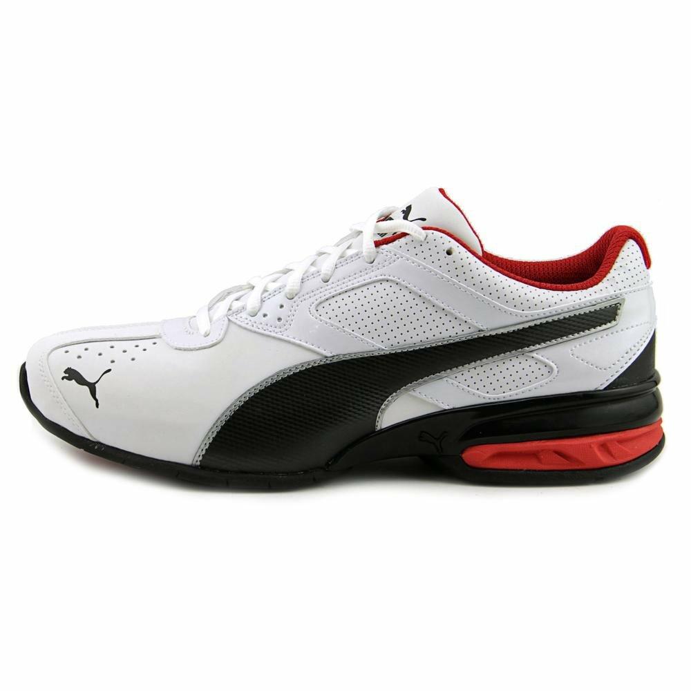 PUMA Men's Tazon 6 FM Shoes White/Silver Size 14 M Athletic Sneakers