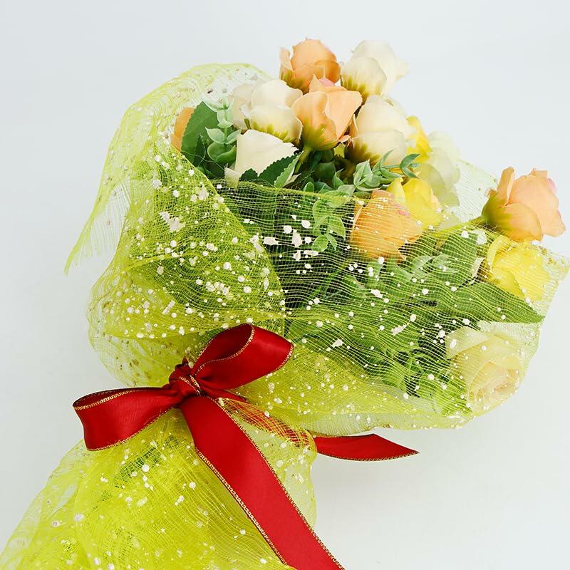 BAEKZ 1in Black Satin Ribbon Gold Edged 50 Yd Roll Flower Gift Decor